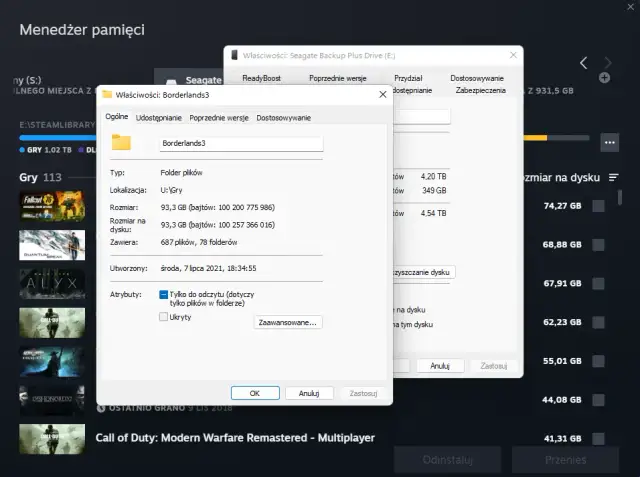 Jak przenieść Steam na inny dysk bez utraty gier i ustawień