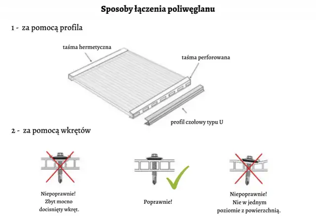 Jak łączyć płyty z poliwęglanu komorowego, aby uniknąć problemów z montażem