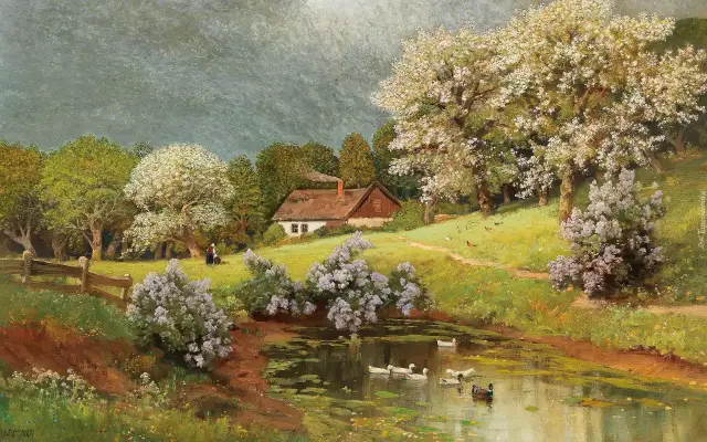 Wiosna w malarstwie: jak artyści wyrażają nadzieję i odrodzenie