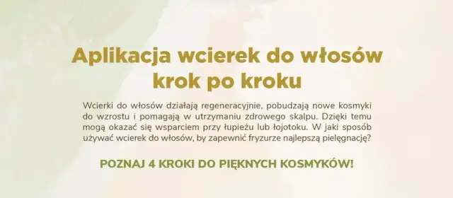 Jak stosować wcierki do włosów? Poradnik krok po kroku