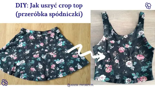 Jak zrobić modny crop top? DIY bez szycia i z igłą!