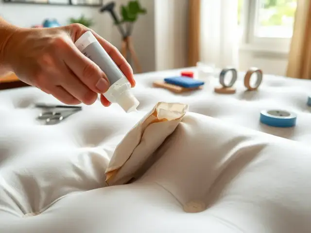 Skuteczne sposoby na to, czym skleić gąbkę w materacu