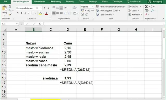 Jak łatwo obliczyć średnią w Excelu i usprawnić swoje analizy