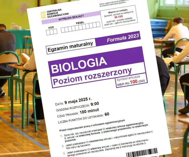 Ile trwa matura rozszerzona z biologii? Sprawdź, by nie stracić czasu