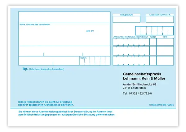 Was ist ein privatrezept blau? Kosten, Nutzung und Unterschiede erklärt
