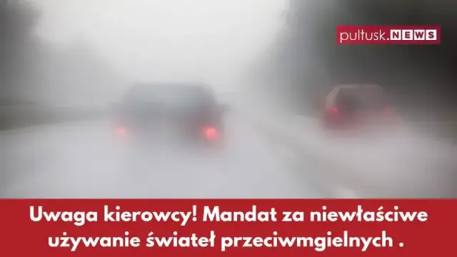 Tylne światła przeciwmgłowe: Kiedy włączyć, by nie dostać mandatu?