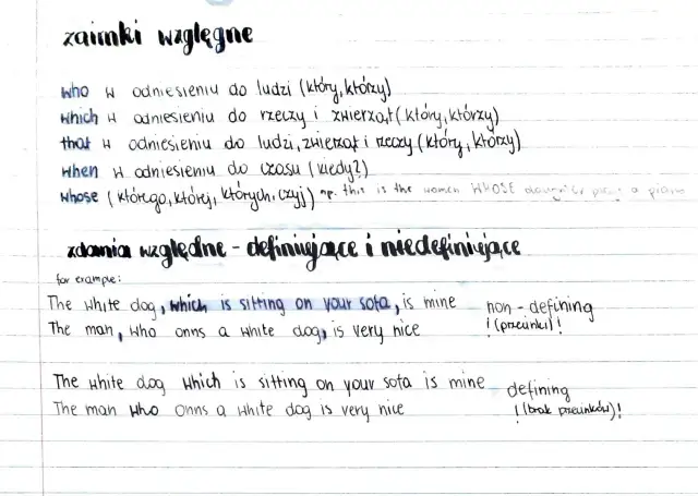 Defining and non-defining relative clauses - Jak uniknąć błędów?