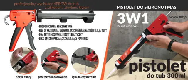 Jak używać pistoletu do silikonu - unikaj najczęstszych błędów