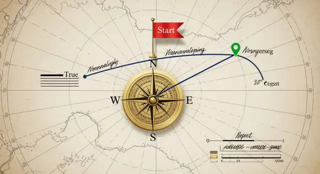 GPS zawiódł? Jak wyznaczyć azymut na mapie - poradnik