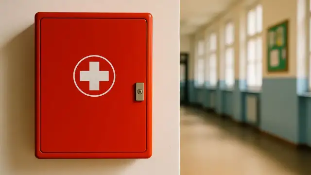 Apteczka w szkole: Gdzie umieścić, by ratować życie? Poradnik dyrektora