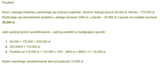 Jak lepiej rozliczać PIT razem czy osobno, by zaoszczędzić na podatkach?