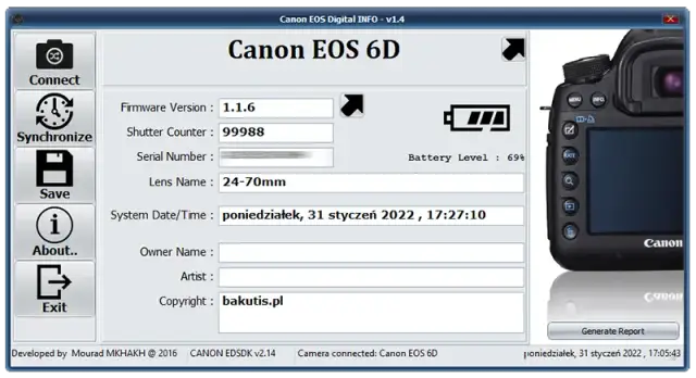 Jak sprawdzić przebieg aparatu? Poradnik Canon, Nikon, Sony