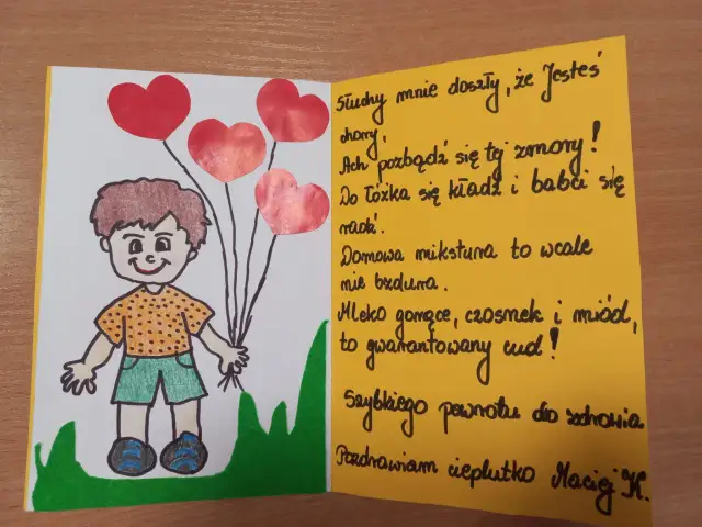 Życzenia dla chorego dziecka: Jak napisać kartkę, która doda sił?