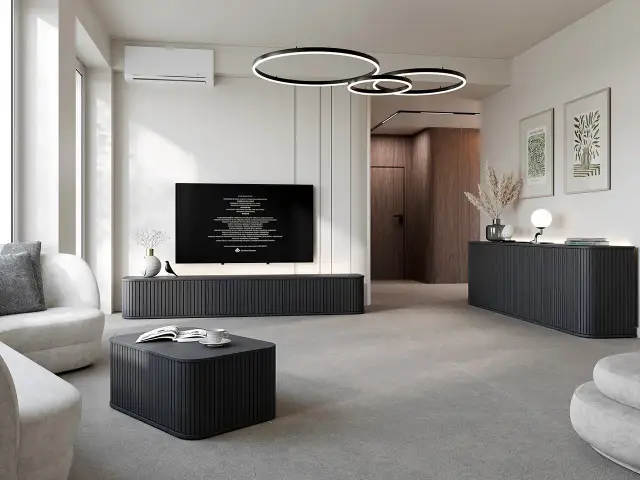 Czarne meble w salonie: jakie dodatki stworzą wyjątkowy styl?