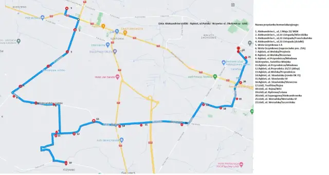 Busy Łódź Fabryczna Dłutów: Rozkład, przewoźnik, jak dojechać?