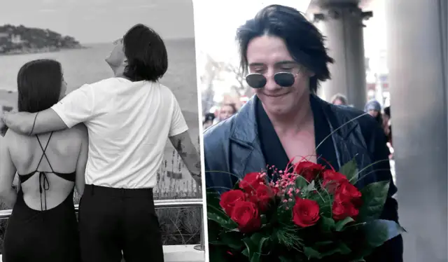 Dawid Kwiatkowski z bukietem róż i ukochaną nad morzem. Czy jest żonaty?