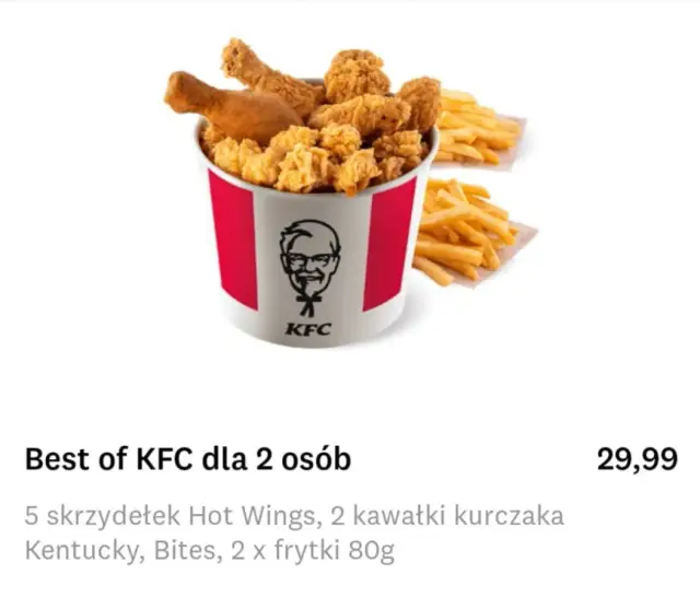 Ile kosztuje kubełek frytek w KFC? Zaskakujące ceny i promocje!
