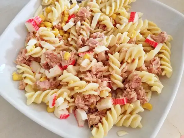 Ensalada de pasta atún y cangrejo: El secreto para que quede de 10