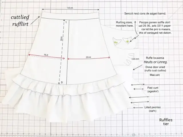 Spódnica z falban DIY: Uszyj modny hit lata krok po kroku!