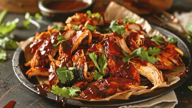 Kurczak szarpany BBQ - Przepis na soczystego szarpanego kurczaka BBQ