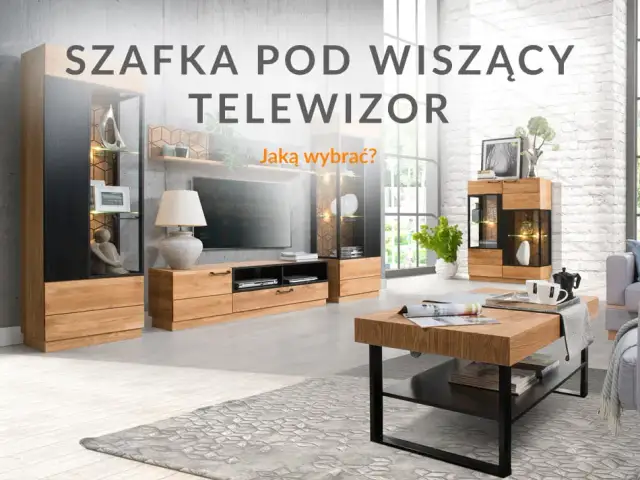 Jaką szafkę pod wiszący telewizor wybrać, aby uniknąć błędów?
