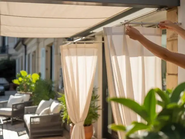 Montaż zasłon tarasowych: Wybierz system, uniknij błędów, zrób to sam
