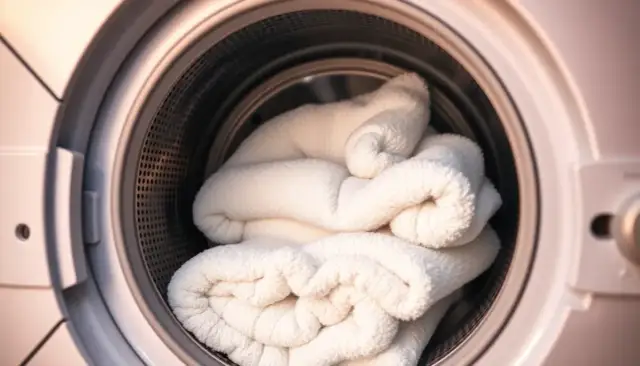 Puszyste ręczniki z suszarki: Jaki program i temperaturę wybrać?