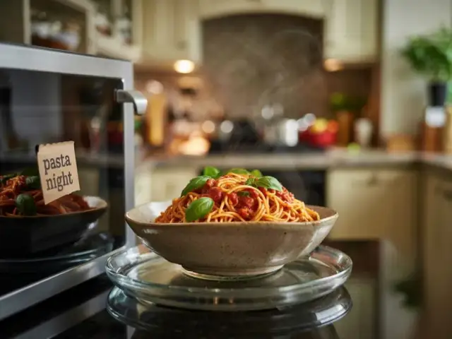 Jak podgrzać makaron z sosem, by smakował jak świeży?