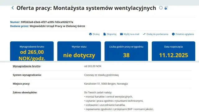 Zarobki dekarza Norwegia: Ile zarobisz "na rękę"?