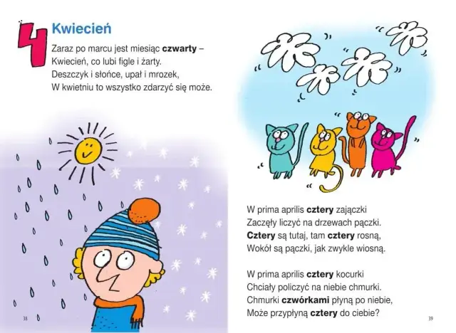 Kalendarzowa wyliczanka wiersz: jak nauczyć dzieci miesięcy w zabawny sposób