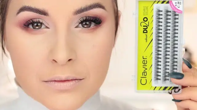 Jak przykleić kępki rzęs od spodu? Trwały efekt DIY w domu