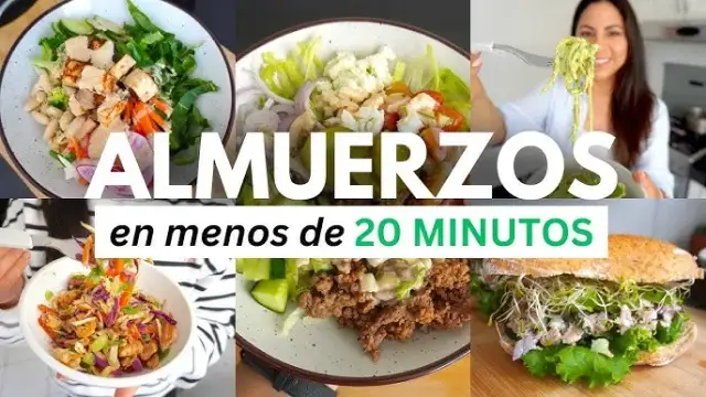Almuerzos fáciles y rápidos: ¡Come delicioso en 20 minutos!