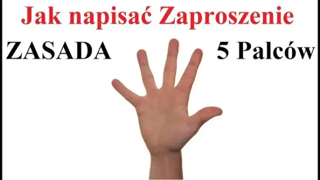 Zaproszenie idealne? Poznaj "5 palców", wzory i unikaj faux pas!