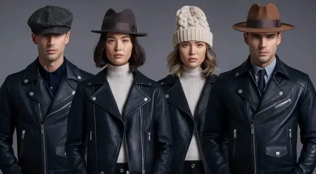 Idealna czapka do kurtki skórzanej – uniknij modowych wpadek