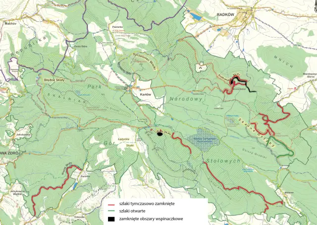 Czy szlaki turystyczne są otwarte? Sprawdź najnowsze informacje i status