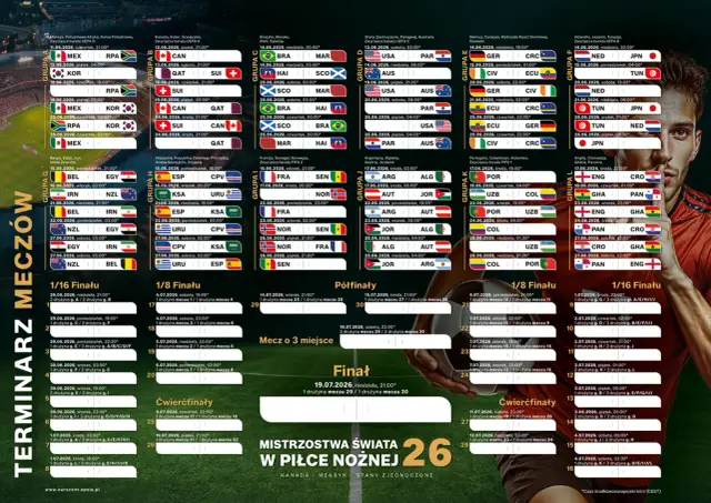 Mundial 2026: Start 11 czerwca! Data, format, gospodarze