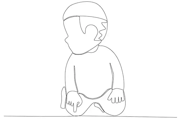 Jak narysować klęczące dziecko – proste kroki i przydatne szablony