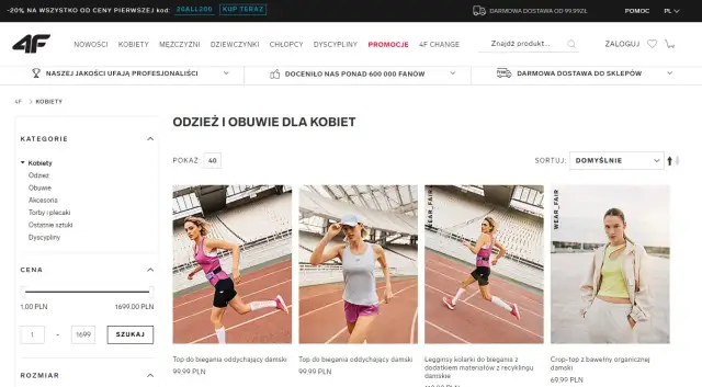 Do kiedy promocja 4F? Kalendarz wyprzedaży i triki na zniżki