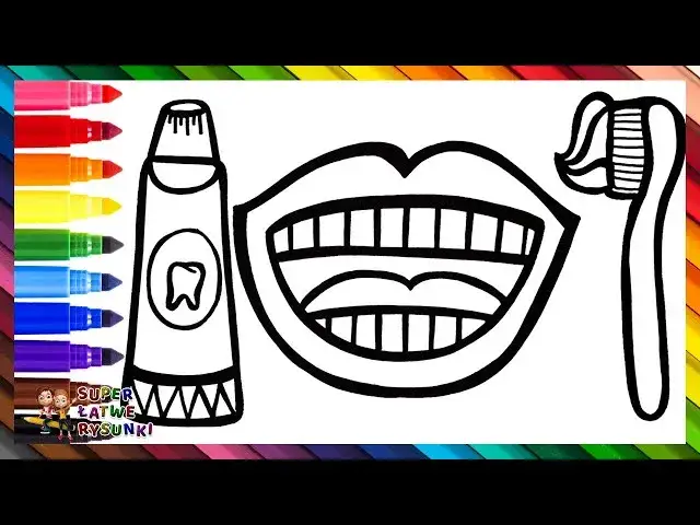 Jak narysować szczoteczkę? Krok po kroku dla dzieci i początkujących