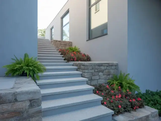 Co na schody zewnętrzne? Najlepsze materiały, które przetrwają lata