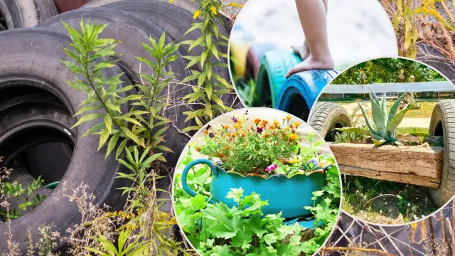 Opony w ogrodzie: 30+ pomysłów DIY na ekologiczne cuda