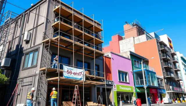 Remont elewacji: Zgłoszenie czy pozwolenie? Uniknij kar!