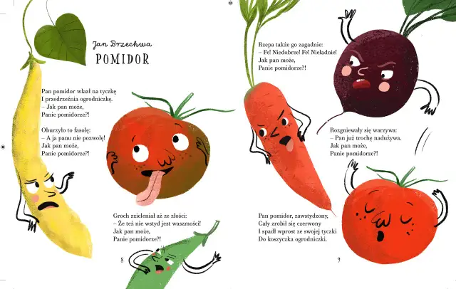 Pan Pomidor: Wiersz Brzechwy pełny tekst i lekcja życia