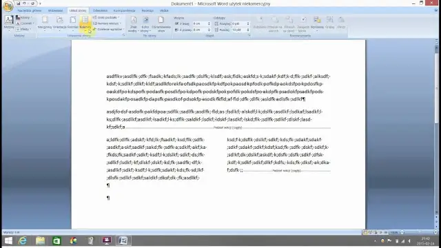 Jak podzielić stronę w Wordzie na 4 sekcje i uniknąć chaosu w layoutach