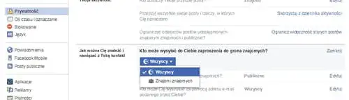 Dlaczego nie mogę wysłać zaproszenia na Facebooku, tylko wiadomość?