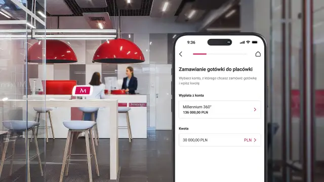 Wypłata gotówki w placówce Banku Millennium - Poznaj koszty i limity