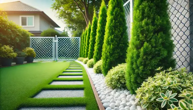 Tuje posadzone co 70 cm – jak uzyskać gęsty i zdrowy żywopłot