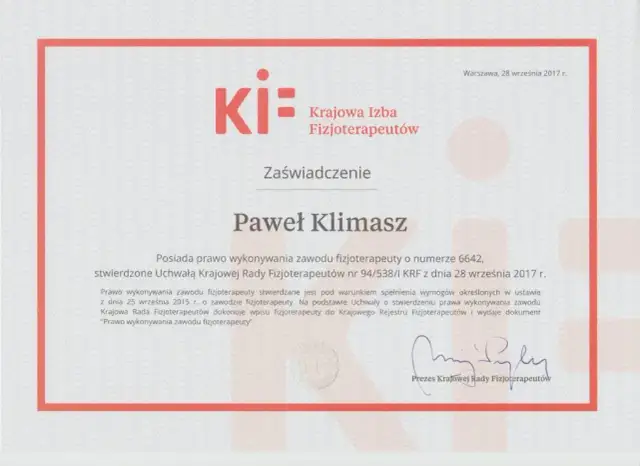 Czy technik fizjoterapii ma prawo wykonywania zawodu i co to oznacza?