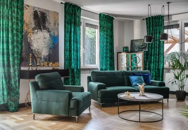 Jakie krzesła do zielonej kanapy - idealne połączenia kolorów i stylów