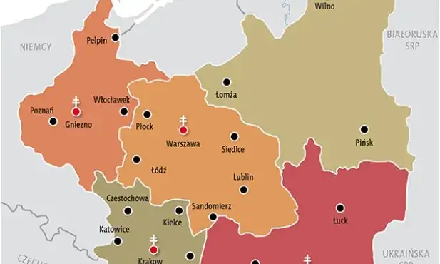 Ile jest biskupów w Polsce? Aktualne dane i podział na diecezje